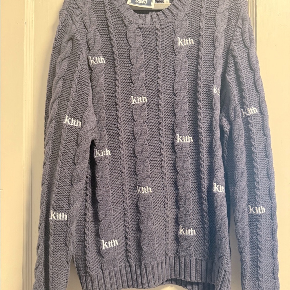 Kith Gray Cable Knit Sweater